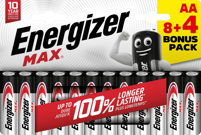 Batteri MAX AA/E91 12-pack Energizer